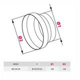 AWENTA KO120-29 ventilacioni reducir fi125/120 | ePonuda.com