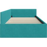 Kutni okvir kreveta Tirkizna 100 cm x 200 cm Baršun | shoptok.hr