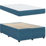  Konstrukcija postelje z vzmetnico Modra 120 x 200 cm blago, (5000127372) | Shoptok.si