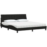  Krevet s madracem Hanko crni 180x200 cm od tkanine | shoptok.hr