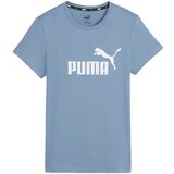 Puma Majice s kratkimi rokavi Ess Logo Modra | Shoptok.si