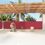 Maison Chic Zložljiva stranska tenda - Senčniki rdeča 160x1200 cm, (22041353) | Shoptok.si