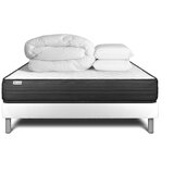 VITALIT Kompletni paket za posteljo - Vzmetnica 200x200 cm + Vzmetnica z letvami (komplet) + 2 vzglavnika + Prevleka - Vitalpower, (21614097) | Shoptok.si