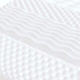  Izvlečna dnevna postelja z vzmetnico krem 100x200 cm | Shoptok.si