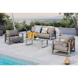 Ambia Garden LOUNGE GARNITURA tkanina aluminij Cene