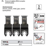 Yato globoka krtača za večnamensko orodje 3PC. bimeal, (21108388) Cene