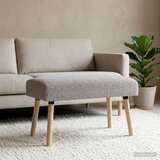  Klupa Jednobojno Svjetlosiva 80 x 40 x 46 cm Bouclé | Eponuda.ba