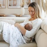 BabyOno Tetra plenice Muslin Cveče, roza | Shoptok.si