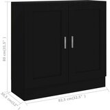 Ormarić za knjige crni 82 5 x 30 5 x 80 cm od iverice | shoptok.hr