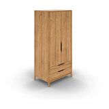 The Beds Garderobna omara iz masivnega hrasta v naravni barvi 96x188 cm Twig – | Shoptok.si