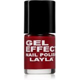 Layla Cosmetics Gel Effect gel lak za nohte odtenek N.06 Power Red 10 ml Cene