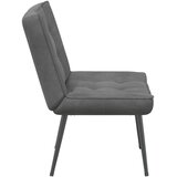  Stolica za opuštanje tamnosiva 64x74x84 cm baršun | Eponuda.com