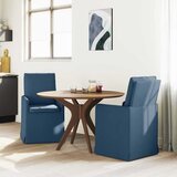  Trpezarijske stolice 2 pcs Plava 57 x 67 x 98 cm tkanina | shoptok.hr