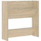  Zidni ormarić za cipele boja hrasta sonome 60x18x60 cm drveni | shoptok.hr