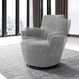 XORA FOTELJ, siva, pastelno modra tekstil | Shoptok.si