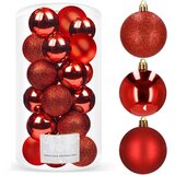  Kuglice za božićno drvce 4 cm 20 kom. crvene | shoptok.hr