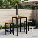  Stol za bar u vrtu Bijela i crna 60 x 60,5 x 105 cm | shoptok.hr