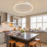  Brilagi - LED prigušiva svetiljka PORTOFINO LED/60W/230V prečnik 80 cm bela + daljinski upravljač | Eponuda.com