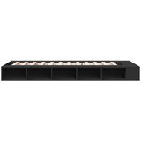  Okvir za krevet crni 90x200 cm konstruirano drvo | shoptok.hr