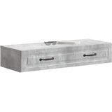 Stolna montirana na zid Betonska siva 87,5 x 34,5 x 17 cm | shoptok.hr