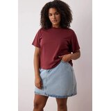 Trendyol Ženska majica Tbbss25Bf00061, Bordo | Eponuda.com