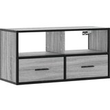 Maison Chic TV omarica - TV enota - Televizijska omarica siva sonoma 80x31x39,5 cm inženirski les in kovina, (21699818) Cene
