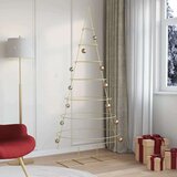 vidaXL Kovinsko božično drevesce Zlata 210 cm Jeklo s prašnim premazom | Shoptok.si