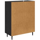  Kreveta Crni hrast 69,5 x 34 x 90 cm Obrađeno drvo i čelik | shoptok.hr