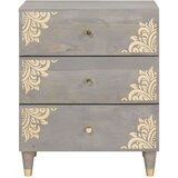 vidaXL Nočna omarica s predalom Siva 50 x 33 x 62 cm trden mangov les | Shoptok.si