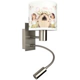 Brilagi LED fleksibilna lampa BOBO 1xE27/25W/230V + LED/3W mat hrom/bela/ružičasta/vile | Eponuda.com