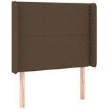  Krevet s oprugama i madracem tamnosmeđi 90 x 190 cm od tkanine | shoptok.hr