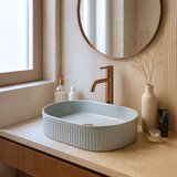 REA Bath Nadgradni umivaonik Rea Vanda Baby Blue Matt | shoptok.hr