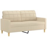  Dvosjed s ukrasnim jastucima krem 140 cm od tkanine | shoptok.hr