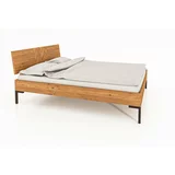 The Beds Bračni krevet od hrastovog drveta 140x200 cm Abies 2 -