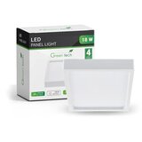  LED panel Green Tech 18W, 6500K, nadgradni, kvadratni Cijene