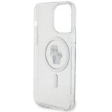  originalen karl lagerfeld za iphone 15 pro KLHMP15XHGKCNOT hardcase ovitek zaščita z magsafe karls full body - prozoren z bleščicami | Shoptok.si