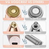 VG VOGCREST odstranjevalec dlak za obrvi in obraz z LED lučko | Shoptok.si