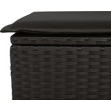  9-dijelni set vrtnih sofa s jastucima crni od poliratana Crna 83 x 62 x 69 cm | shoptok.hr