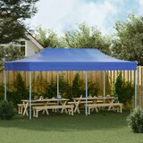 Šator za svadbe - šator za zabave Plava 291 x 580 x 315 cm Oxford tkanina - Plava Bez bočnog zida Da | shoptok.hr