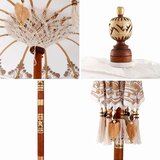  Balineški Parasol Krema 125 x 125 x 260 cm | shoptok.hr