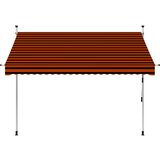 Maison Chic Ročno zložljiva tenda - Senčniki 250 cm oranžna in rjava, (22041567) Cene