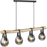 Toolight Viseća lampa APP1775-4CP WOOD GREY | shoptok.hr