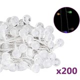  Vilinski rasvjetni lanac 20 m 200 LED šareni 8 funkcija | shoptok.hr