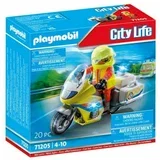 Playmobil® City Life Motocikl za hitne slučajeve s trepćućim svjetlom 71205