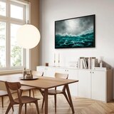  Slika - Restless Ocean (1 Part) Wide 90x60 U crnom drvenom okviru | shoptok.hr