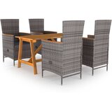  5-dijelni vrtni blagovaonski set sivi | shoptok.hr