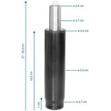 MID.YOU Dodatek Za Pisarniški Stolček Gf-M, Črna | Shoptok.si