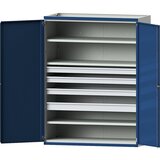 ANKE Omara za težka bremena JUMBO s 3 policami, 4 predali 3 x 90, 1 x 120 mm, VxŠxG 1950 x 1484 x 690 mm | Shoptok.si
