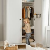 Leander® set 3 stenskih organizatorjev z daljšim in krajšim nosilcem dusty grey | Shoptok.si