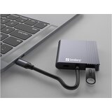 Sandberg USB-C 2xHDMI + USB + Power Delivery priklopna postaja za 2 monitorja - 136-44 | Shoptok.si